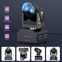 Mini projecteur à faisceau mobile 100W RGBW 4-en-1 LED DMX512, activé par le son, pour scène, DJ, discothèque, soirée, KTV, IP33, 2000-82000 Lumens