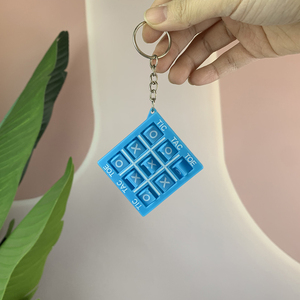 Giocattolo Educativo per Bambini, Scacchi XO in Plastica, Portachiavi Creativo Mini <span class=keywords><strong>Tic</strong></span> Tac Toe - Product Image 3