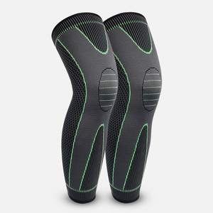 Fitness <span class=keywords><strong>Compression</strong></span> tricot genou cuisse protège-tibia basket-ball course <span class=keywords><strong>sport</strong></span> jambe protecteur pleine jambe manches - Product Image 2