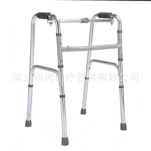 Déambulateur pliant en alliage d'aluminium pour personnes âgées et handicapées, dispositif d'aide à la mobilité avec hauteur réglable et pieds antidérapants - Product Image 5