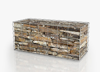 Cage de gabion soudée personnalisée Filet de clôture gabin paysage