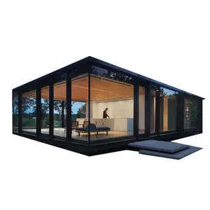 Low cost modular prefabricated portable fold out house 20ft office folding container house