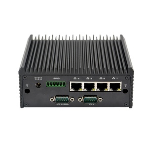 Máy tính để bàn không quạt XLW Intel J1900 DDR4 MSATA, màn hình HD, 4 cổng RJ45 LAN, khe cắm SIM, <span class=keywords><strong>2</strong></span> cổng GPIO, Mini PC công nghiệp - Product Image 2