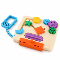 Nuevo Diseño de Juguete Educativo Montessori para Niños Pequeños, Tablero de Actividades Multifuncional, Portátil, Colorido, para el Aprendizaje Temprano