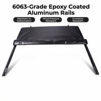 Accessoires tout-terrain ; Couvre-caisse de camion en aluminium ; Couvre-caisse de pick-up souple OEM