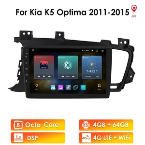 Krando Android 13.0 9'' 8-core Touch Screen Car Dvd Player For Kia K5 Optima 2011 2012 2013 Radio Multimedia System BT KD-KU812