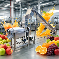 Équipement d'extraction de jus par presse spirale automatique à haute efficacité et grande capacité pour fruits et légumes