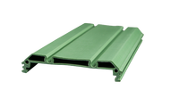 Perfil de PVC Extruido Personalizado con Múltiples Cavidades, Componente Estructural para Ventanas y Puertas, para Uso en Exteriores y Baños