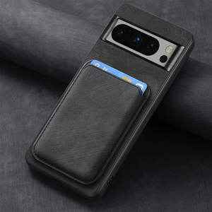 Étui de téléphone portable antichoc magnétique de fente de carte de portefeuille détachable en cuir d'unité centrale de luxe pour <span class=keywords><strong>Google</strong></span> Pixel 9 Pro XL - Product Image 1