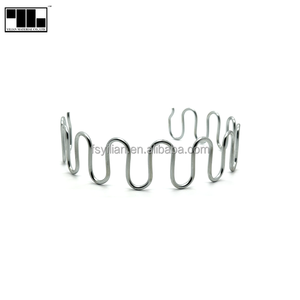Ressort zigzag rond argenté Ressort de vague de canapé pour siège - Product Image 2