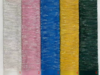 Nouveau tissu en dentelle brodée à sequins en maille tissée (100 % polyester) pour robes de mariée, vêtements et accessoires faits main