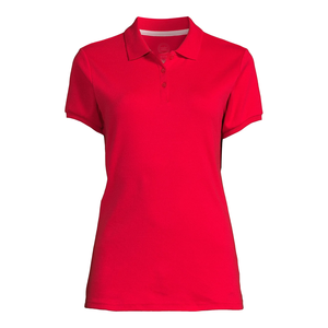 OEM logotipo personalizado 100% algodón Spandex poliéster para Polo para mujer alta calidad transpirable estilo casual mejor precio - Product Image 1
