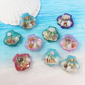 Imanes de <span class=keywords><strong>nevera</strong></span> artesanales marinos con caballitos de mar y tortugas marinas como regalo creativo con forma de concha y estrella - Product Image 3