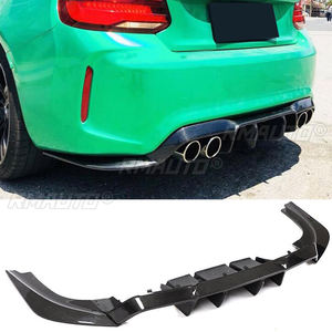 Diffuseur de pare-chocs arrière pour BMW Série 2 F87 M2 M2C Competition 2016-2018, lèvre de diffuseur arrière, ailerons, séparateurs en fibre de carbone/FRP - Product Image 3