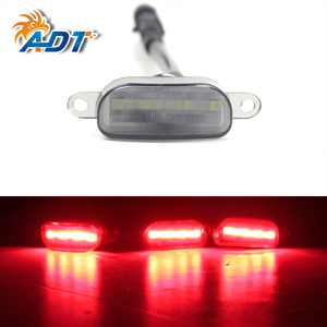 ไฟวิ่งกลางวันแบบ LED สีเหลืองอำพันสำหรับกระจังหน้ารถยนต์ F-150 Raptor รุ่น ADT Smoked Lens พร้อมไฟ LED สีขาว เหลืองอำพัน และสีแดงสำหรับรถยนต์ - Product Image 4