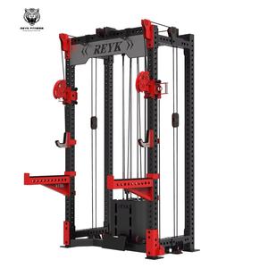 Estante de gimnasio comercial <span class=keywords><strong>con</strong></span> Polea alta-Baja, pecho de remo, Mosca, estación única, máquina extraíble, equipo de culturismo multifunción - Product Image 3