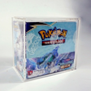Direct Factory Sale Custom Clear Acrylic Waterproof Booster Box <b>Display</b> <b>case</b> With Magnetic Lid - Product Image 1