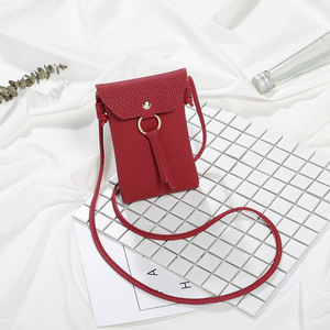 Bolso Bandolera Mini Cuadrado <span class=keywords><strong>de</strong></span> Moda para Mujer, <span class=keywords><strong>de</strong></span> PU Impermeable, para Verano, con Espacio para Teléfono Móvil y Tarjetas, Venta al Por Mayor <span class=keywords><strong>de</strong></span> Fábrica - Product Image 6