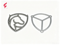 Étiquettes métalliques de luxe personnalisables Lihui, écologiques, sans plomb ni nickel, découpées avec logo en lettres, pour sacs à main et vêtements