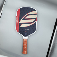 Raquette de pickleball Gen 5 en fibre de carbone T700 16 mm allongée, édition limitée LABS Project 1776 pour le divertissement et l'entraînement