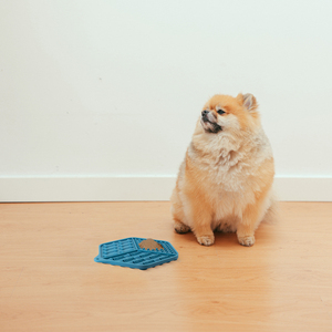 Tappetino Esagonale in Silicone per Cani e Gatti con Forte Suzione, Alimentatore Lento che Riduce l'Ansia e Promuove l'Alimentazione Sana - Product Image 3