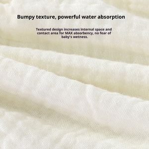 Pañales de Gasa para Recién Nacidos Amoy, Lavables, de Algodón Estampado, con Protección Anti-Fugas, Suaves y Transpirables, Pantalones de Entrenamiento para Ir al Baño para Bebés y Niños Pequeños, 0.1 kg - Product Image 3