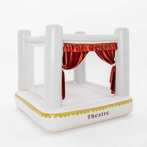 Castillo Inflable de PVC Silencioso, Inalámbrico, Mini, Personalizable, Todo en Uno, Blanco, para Niños, Brincolín Inflable de PVC - Product Image 3