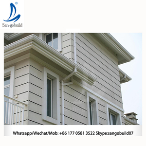 Nhà Máy Giá Rẻ PVC/UPVC Nước Mưa Collector, Mái Thoát Nước Hệ Thống Sản Phẩm K-phong Cách Chống UV Màu Vinyl Máng Xối - Product Image 4