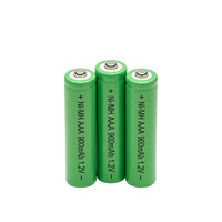 Batería Recargable Ni-MH AAA de 900 mAh y 1.2 V, Baterías NiMH de Alta Capacidad y Baja Autodescarga para Juguetes de Control Remoto y Ratones