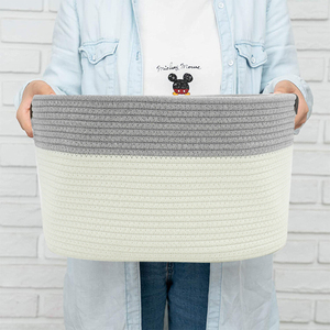Panier de rangement, sac de rangement à domicile, panier à jouets pour enfants, organisateur avec poignée, offre spéciale, 1 pièce - Product Image 5
