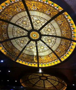 Dôme en verre massif personnalisé en usine en Chine, vitrail pour plafond d'église, hôtel, villa ou décoration de maison - Product Image 2