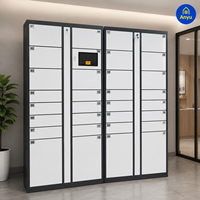 Casier à colis extérieur personnalisé avec écran tactile, casier de livraison et de récupération de colis électronique