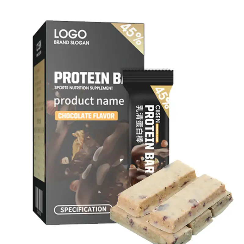 Großhandel individuelles Rezept Sportnahrung verschiedene Geschmacksrichtungen Keto-Protein-Stäbchen Unterstützung gesunder Gewichtsmanagement