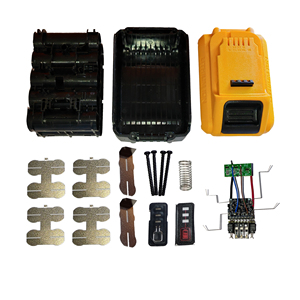 Prix usine Dewal 20V 8.0Ah 10Ah DCB208 DCB206 Boîtier en plastique avec carte BMS PCB grande taille 10 cellules 21700 DCB184 18V Boîtier en plastique - Product Image 2