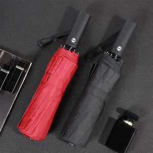 Three Fold <b>Automatic</b> <b>Umbrella</b> Steel Rib Auto Open Button Sunny And Rainy Day Use Women's Stylish Compact Design - Product Image 1