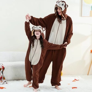 Combinaison <span class=keywords><strong>Kigurumi</strong></span> pour toute la famille, 6 styles, requin, <span class=keywords><strong>dragon</strong></span>, dinosaure, singe, en flanelle ultra-douce, pour adultes et enfants - Product Image 5