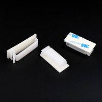 Longran FCT-30 Clip auto-adhésif en nylon pour câble métallique et pince plate pour câble – Solution polyvalente de gestion des câbles