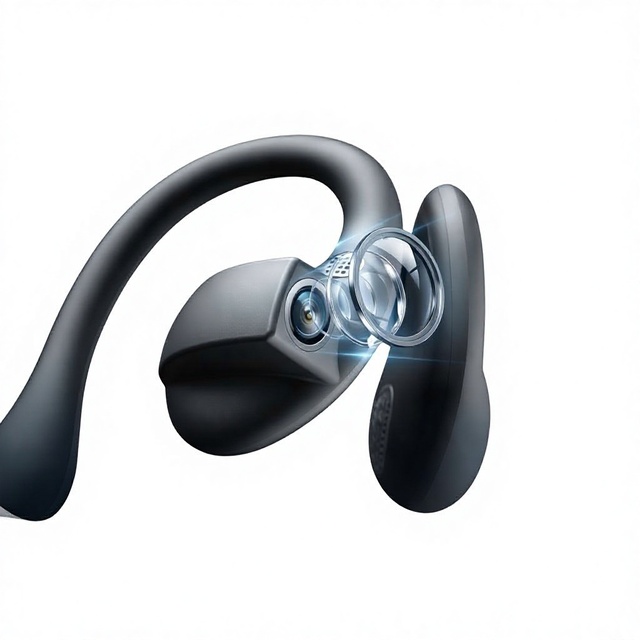800W Smart Camera Photo-Taking for Ear-hook Headphones 2026 New Bone-Conduction Recording Sports Cycling AI Translation