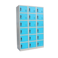 Casier en acier pour vestiaire de salle de sport, casier à effets personnels avec cadenas, casier métallique pour vêtements de personnel et ouvriers de bureau, casier vestiaire fitness