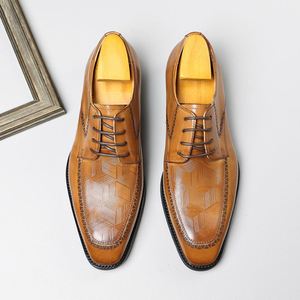 Novedad de Otoño, Zapatos de Cuero para Hombre de Alta Calidad, Estilo Británico, con Suela Gruesa, para Ocasiones Formales, Casuales y de Negocios - Product Image 1