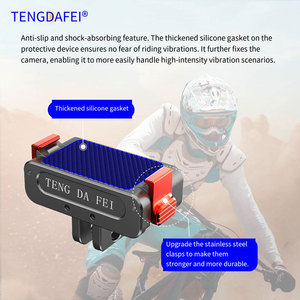 Hành động <span class=keywords><strong>5</strong></span>/4/3 hành động máy ảnh phụ kiện người đầu tiên đi xe đạp chụp từ tính phát hành nhanh chóng cơ sở chống trượt hấp thụ sốc - Product Image 5