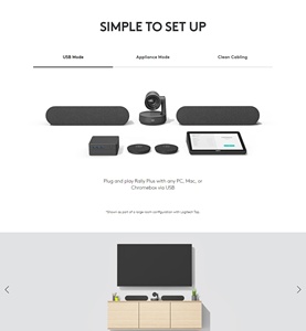 สำหรับ <span class=keywords><strong>Logitech</strong></span> ชุมนุมบวก CC5000e บวก USB CMOS 4K Ultra HD เว็บแคมประชุมธุรกิจ Combo-ในสต็อก - Product Image 5