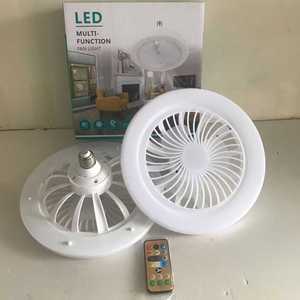 LED Aromatherapy Fan <b>Light</b> E27 <b>Ceiling</b> Mount <b>Remote</b> <b>Control</b> Flush Mount Plastic Body AC Motor 3 Colors - Product Image 4