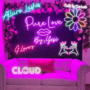 Custom Bright Neon LED <b>Lighting</b> for Wedding Parties Durable Romantic Decor for Unforgettable Moments Cars Company Advertising - Product Image 2