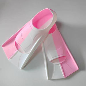 Haute qualité bon Service plein silicone coloré poche de pied lame courte palmes de plongée sac emballage palmes de natation en caoutchouc - Product Image 1