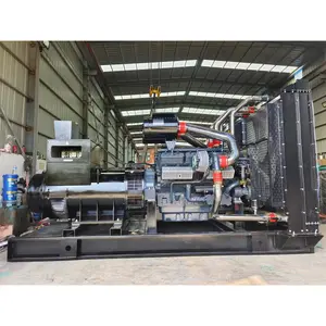 New 800kw/1000kva water cooled diesel generator set low noise Shanghai diesel generator Silent Type diesel generator Alternator