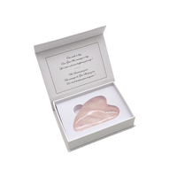 Boîte de luxe personnalisée pour produits de beauté, coffret cadeau magnétique blanc avec rouleau facial en pierre Gua Sha et mousse EVA