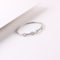 Faceins Haute Qualité Conception Personnalisée Plaqué Or Pavage Zircon Manchette Bracelet Bracelets Pour Cadeaux D'affaires
