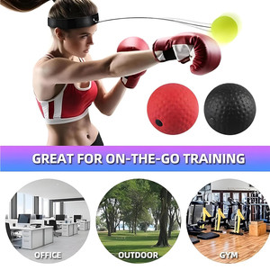 Set <span class=keywords><strong>di</strong></span> palle Reflex da boxe 4 Set <span class=keywords><strong>di</strong></span> palline Reflex per Reflex per Reflex, tempismo, precisione, messa a fuoco e allenamento oculare della mano - Product Image 2
