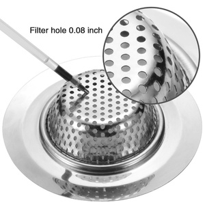 Filtre d'évier en acier inoxydable, <span class=keywords><strong>pour</strong></span> la cuisine, anti-colage au sol, personnalisé, 1 pièce - Product Image 4